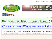Tablet Screenshot of metrodriversed.com